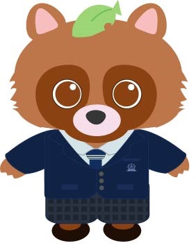 サブキャラ　わたぬきくん　一年生に化けて生活している